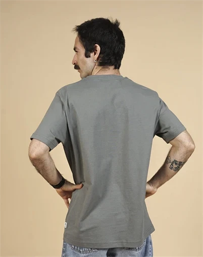 Elsk - Earth Karma Brushed T-shirt - Castor Gray 
